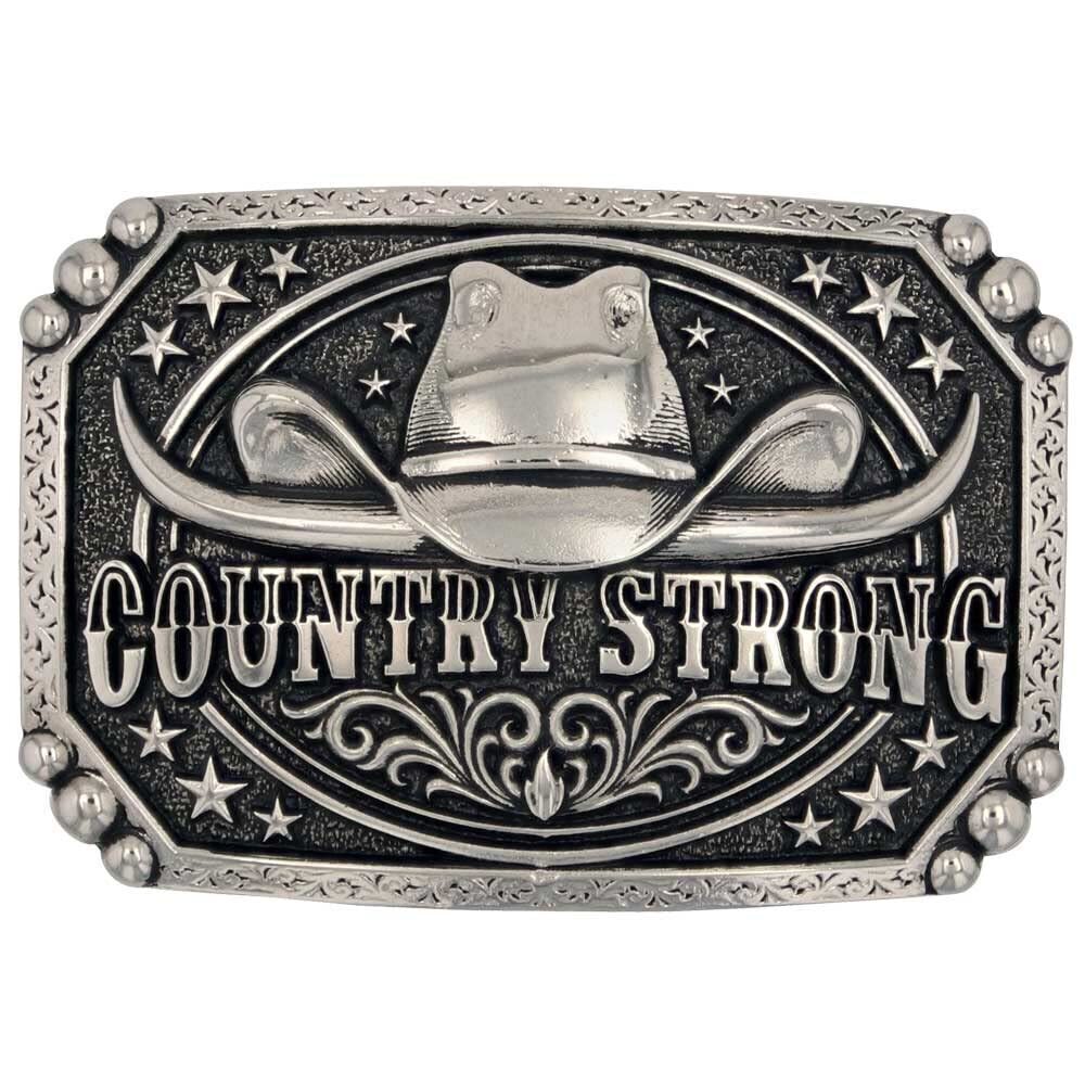 6704 Longhorn Series Attitude Western Belt Buckle Country Strong